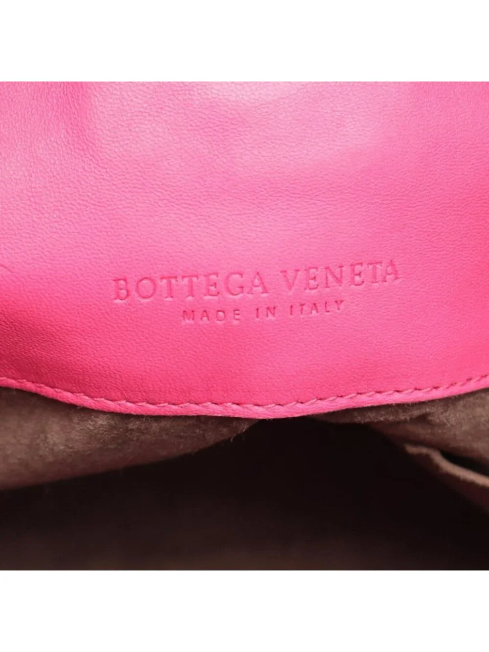 Bottega Veneta Tote Bag Intrecciato Pink Leather